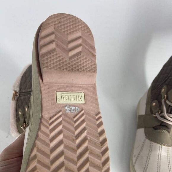 Khombu Pink Brown Tall Zip Winter Boot Girls 5 - Picture 4 of 6